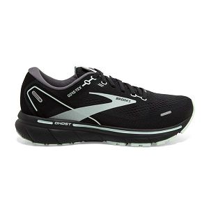 Brooks Ghost 14 GTX Road Running Shoes - Womens, Black/White | IE-JXK614503